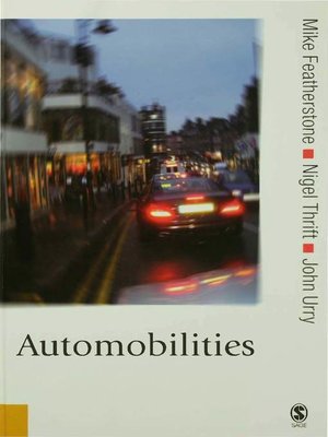 cover image of Automobilities